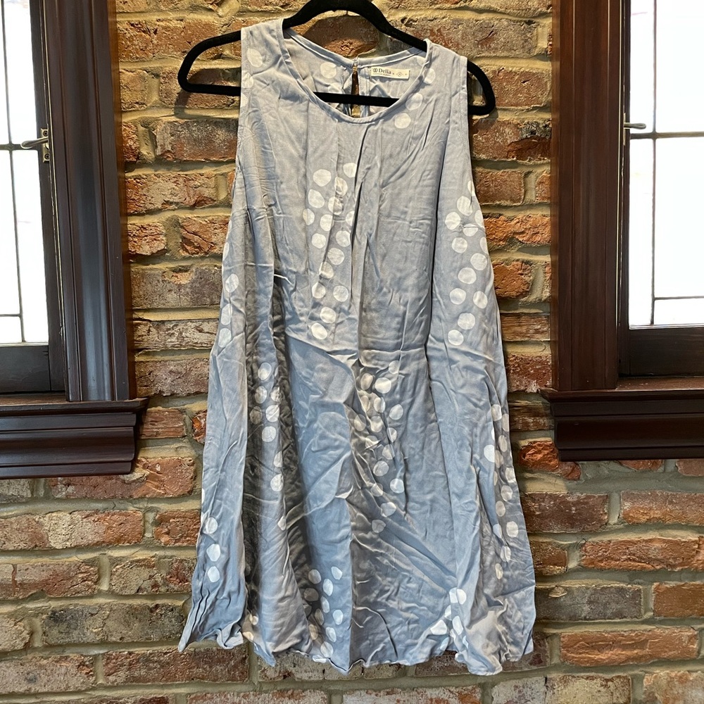 Fella Dress, M, Gray
